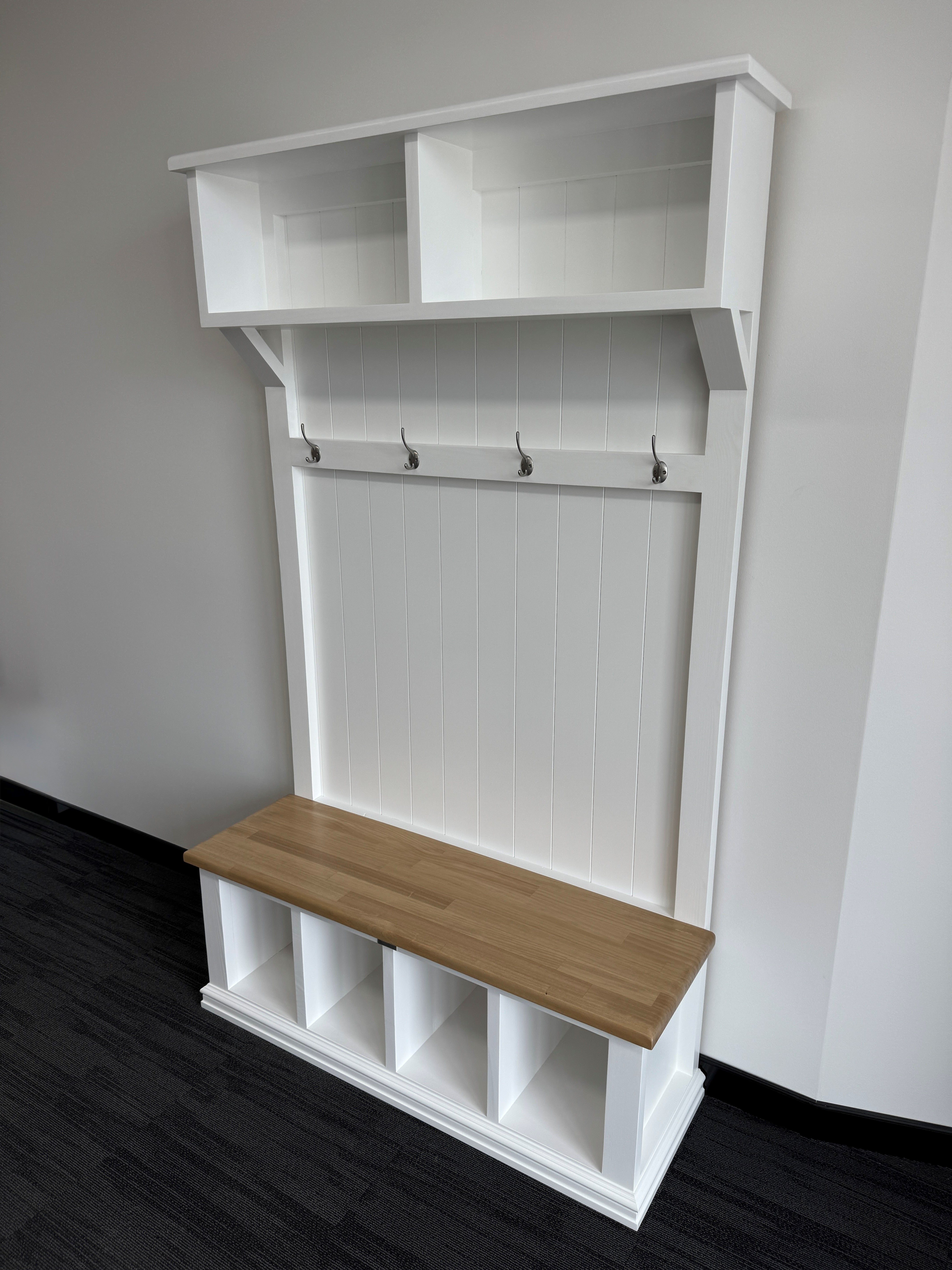 Brooklyn Mudroom Bench | Versatile Storage with Overhead and Under ...